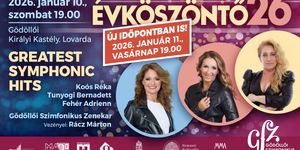 Újévi koncert Gödöllő 2026. A Gödöllői Szimfonikus Zenekar évköszöntő koncertje