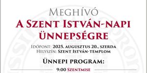 2025.augusztus 20. Sopron. Szent István-napi ünnepség