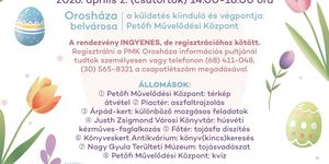 Húsvéti programok Orosháza 2026 - játék és kaland az egész családnak