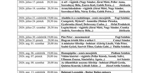 Tihanyi Nyári Színház 2026 - Tihanyi Szabadtéri Játékok