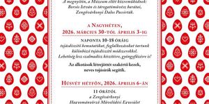 Hímes tojás készítés 2026 Zengővárkony - Húsvéti program a Míves Tojás Múzeumban