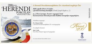 200 éves a Herendi Porcelánmanufaktúra – „Udvari pompa, kortárs ragyogás” kiállítás Fertődön 2026