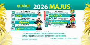 Hintóvölgye Retro Terasz Club & Étterem programok 2026 Bogács