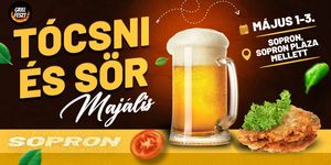 Majális Sopron 2026 - Tócsni & Sör Majális