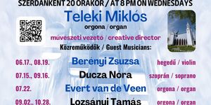 Hévízi orgonaestek 2026 - Majestic Sounds hangverseny-sorozat koncertek Teleki Miklóssal