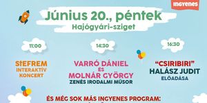 Gyerek Sziget 2025 Budapest. Gyermekfesztivál ingyenes programokkal a Hajógyári-szigeten