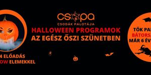 Tökös Halloween programok Budapest 2025. Tök Para Pince és tökös kísérletek a Csodák Palotájában