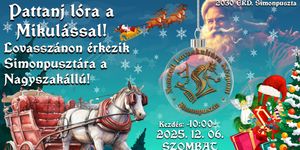 Lovas Mikulás Érd, Simonpuszta 2025. Pattanj lóra a Mikulással!