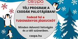 Adventi hétvégék Budapesten 2025. Fedezd fel a Tudományos Jégkuckó csillogó világát!