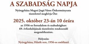 2025. október 23. Nyíregyháza. A szabadság napja
