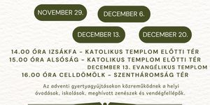 Advent Celldömölk 2025. Gyertyafényes Advent