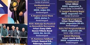 Bogácsi programok 2025. Fesztiválok, rendezvények, események, jeles napok, ünnepek