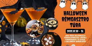 Balatoni gasztrotúra 2025 Balatonlelle. Halloween RémGasztro borzongatóan finom kaland  