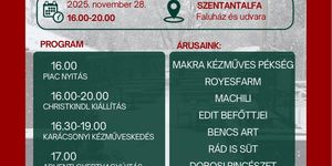 Piac Szentantalfa 2025. Helyi termelői és kézműves Nivegy Liget