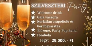 Szilveszteri party gálavacsorával és élőzenével Tatán, a Veranda Bistro & More-ban