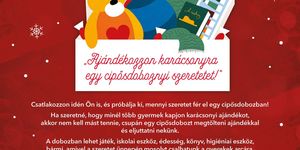 Karácsonyi ajándékgyűjtés Szekszárd 2025. Cipősdoboz akció a Babits Mihály Művelődési Központban