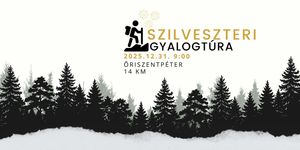 Őrségi Futóverseny, túra 2025. Szilveszteri gyalogtúra az Őrségben