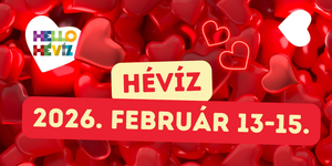 Valentin-napok Hévíz 2026 - Csókpadok a város 100 pontján
