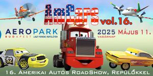 Amerikai autós roadshow 2025. AmCars Amerikai autós roadshow repülőkkel az Aeroparkban