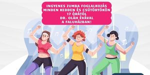 Zumba Zánka 2025. Zumba foglalkozás kedden és csütörtökön a Faluházban