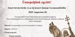 2025. augusztus 20. Gyomaendrőd