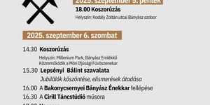 Bányásznap Mór 2025