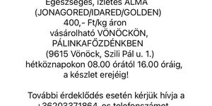 Alma vásár 2025 Vönöck
