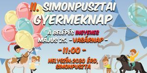 Gyermeknap Simonpuszta 2025. Lovas élmény kicsiknek és nagyoknak