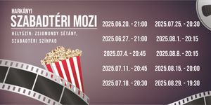 Szabadtéri mozi Harkány 2025