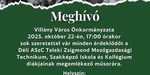 2025. Október 23. Villány. Ünnepi megemlékezés az 1956-os forradalom és szabadságharc évfordulóján