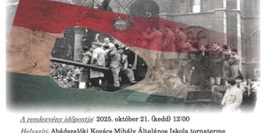 2025. október 23. Abádszalók. 1956 - Emlékezés a hősökre