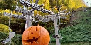 Halloween Lillafüred 2025. Libegőzés a Lillafüredi Libegőparkban