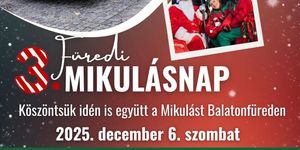 Mikulás Vonat Balatonfüred 2025. Füredi Mikulásnap