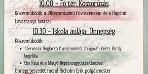 2026. március 15. Pilisszentiván - Megemlékezés a szabadságharc hőseiről