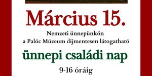 2026. március 15. Balassagyarmat - Ünnepi családi nap a Palóc Múzeumban