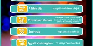 Mályi Plázs programok 2025. Nyári programkavalkád