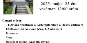 Hősök Napja Zirc 2025