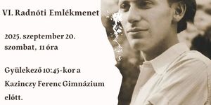 Radnóti Emlékmenet 2025 Győr - Abda