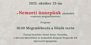 2025. október 23. Marcali. Ünnepi megemlékezés