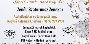 Szilveszteri batyus bál Balatonszárszó 2025