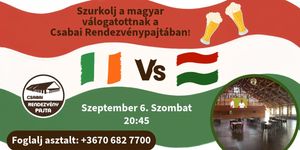 Meccsnézés Békéscsaba. 2025. Szurkoljatok együtt a barátaiddal a Csabai Rendezvénypajtában