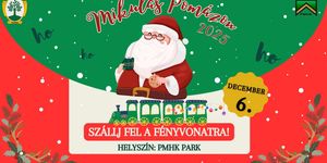 Mikulás Pomáz 2025. Szállj fel a fényvonatra!