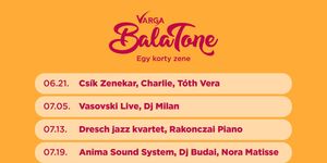Varga BalaTone: Egy korty zene 2025 Badacsonyörs. A minőségi borok és a nagyszerű dallamok találkozása a Balatonnál