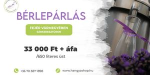 Levendula bérlepárlás 2025 Sárkeresztúr