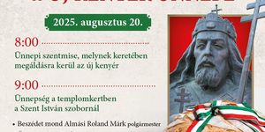 2025. Augusztus 20. Kunszállás. Államalapítás és új kenyér ünnepe