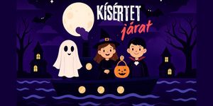 Gyerekhajó Budapest 2025. Halloween kísértet hajók