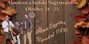 Almafeszt Siófok 2025. Őszi BalaParty a Nagystrandon