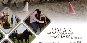 Lovas bál 2025 Tápiószentmárton. Élőzenés mulatság a Kincsem Lovasparkban