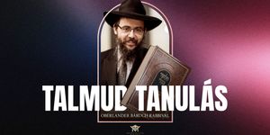Talmudtanulás Oberlander Báruch rabbival 2025 Vasvári Pál utcai Zsinagóga Budapest