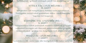 Karácsonyi tál rendelés 2025 Tápiószentmárton